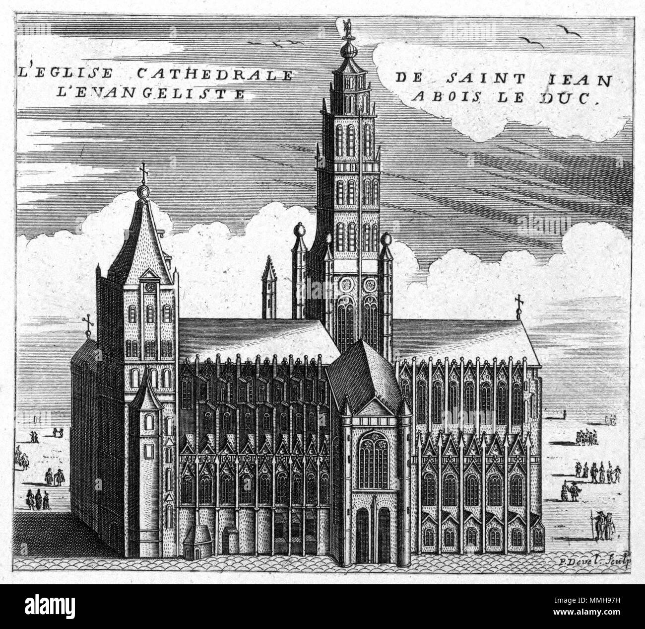 . Nederlands: Over de graveur P. Devel è weinig meer bekend dan dat hij incisioni maakte van architectuur en religieuze voorstellingen. Deze prent van de kathedraal Sint Jan te 's-Hertogenbosch era vermoedelijk bedoeld als boekillustratie. Inglese: poco più è conosciuto circa l'incisore P. Devel di sue incisioni su architettura e temi religiosi. Questa stampa della Cattedrale di Sint Jan in 's-Hertogenbosch era probabile inteso come una illustrazione per un libro. LEGLISE CATHEDRALE DE SAINT IEAN LEVANGELISTE UN BOIS LE DUC. Nederlands: eerste kwart 18de eeuw Inglese: prima parte del xviii secolo . Auth Foto Stock . Nederlands: Over de graveur P. Devel è weinig meer bekend dan dat hij incisioni maakte van architectuur en religieuze voorstellingen. Deze prent van de kathedraal Sint Jan te 's-Hertogenbosch era vermoedelijk bedoeld als boekillustratie. Inglese: poco più è conosciuto circa l'incisore P. Devel di sue incisioni su architettura e temi religiosi. Questa stampa della Cattedrale di Sint Jan in 's-Hertogenbosch era probabile inteso come una illustrazione per un libro. LEGLISE CATHEDRALE DE SAINT IEAN LEVANGELISTE UN BOIS LE DUC. Nederlands: eerste kwart 18de eeuw Inglese: prima parte del xviii secolo . Auth Foto Stock