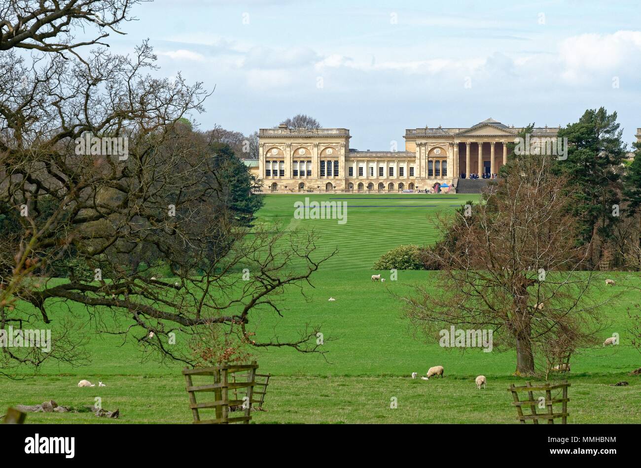 Stowe House school Buckingham, Buckinghamshire, Inghilterra REGNO UNITO Foto Stock