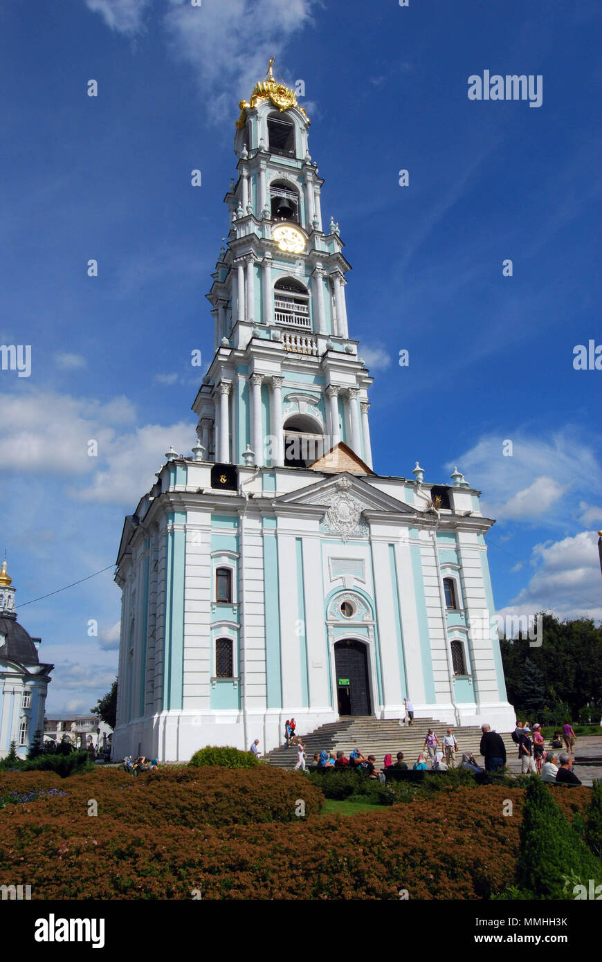 La Lavra della Trinità di San Sergio è il più importante monastero russo e il centro spirituale della Chiesa Ortodossa Russa Foto Stock