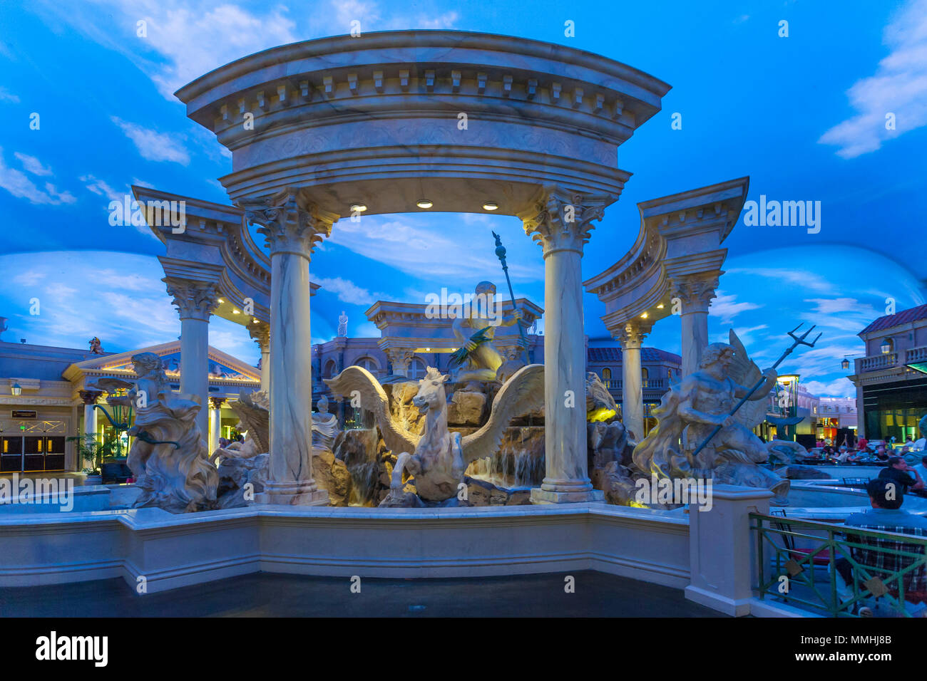 Interno del Caesars Palace Las Vegas hotel e casinò sulla Strip di Las Vegas in paradiso, Nevada Foto Stock