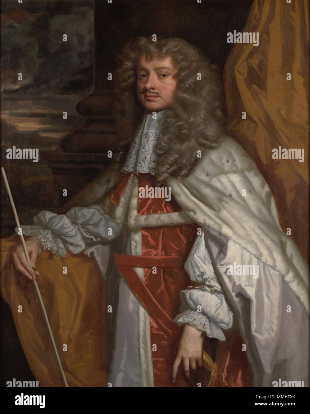 Ritratto di Thomas Clifford, Primo Barone Clifford di Chudleigh (1630-1673). circa 1672. 1stLordClifford Foto Stock