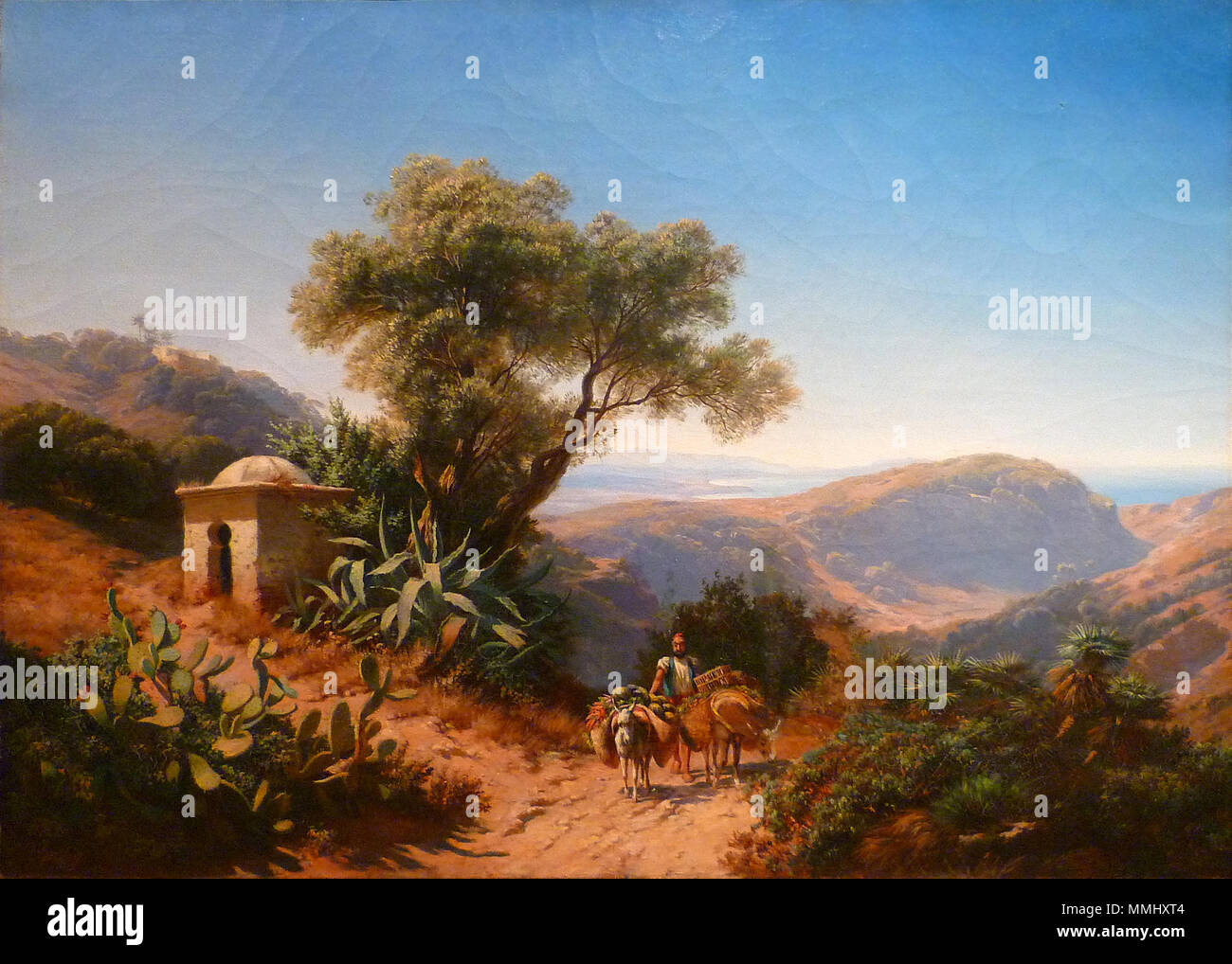 Di Curtius Grolig - Paysage algérien (1) Foto Stock