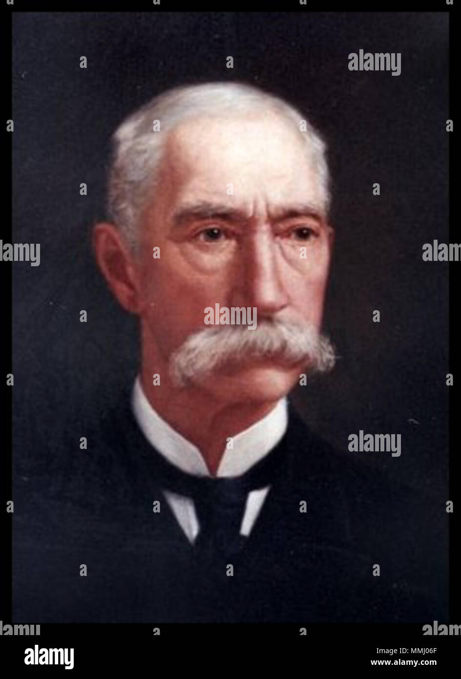 . Inglese: ritratto del diciannovesimo secolo imprenditore Bradish Johnson, di New York City e della Louisiana. . 22 dicembre 2010, 17:20:18. 95 Bradish Johnson 1811-1892 Foto Stock