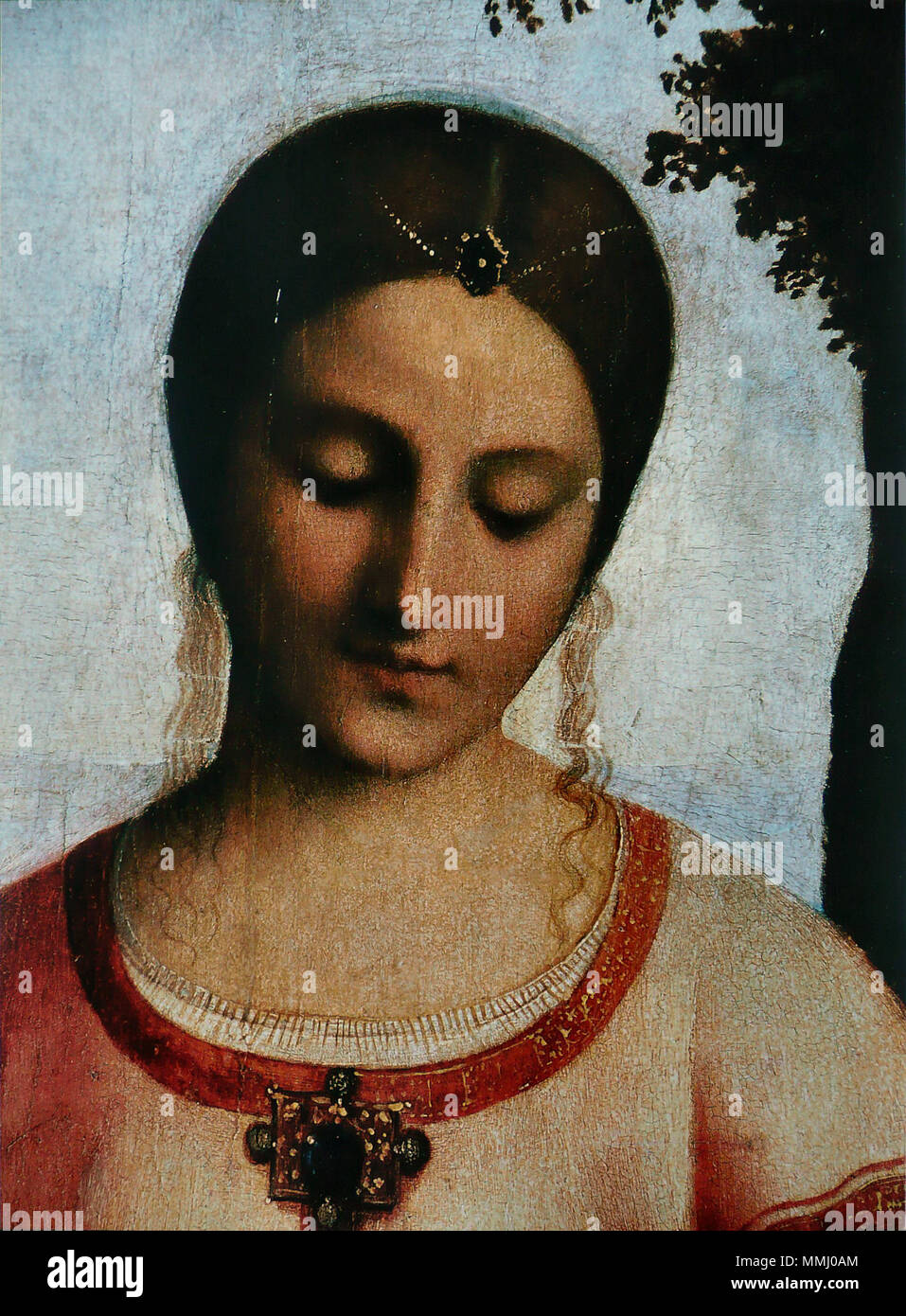 Giuditta con la testa di Holophernes dettaglio. 1504. Giorgione - Judith 2 Foto Stock