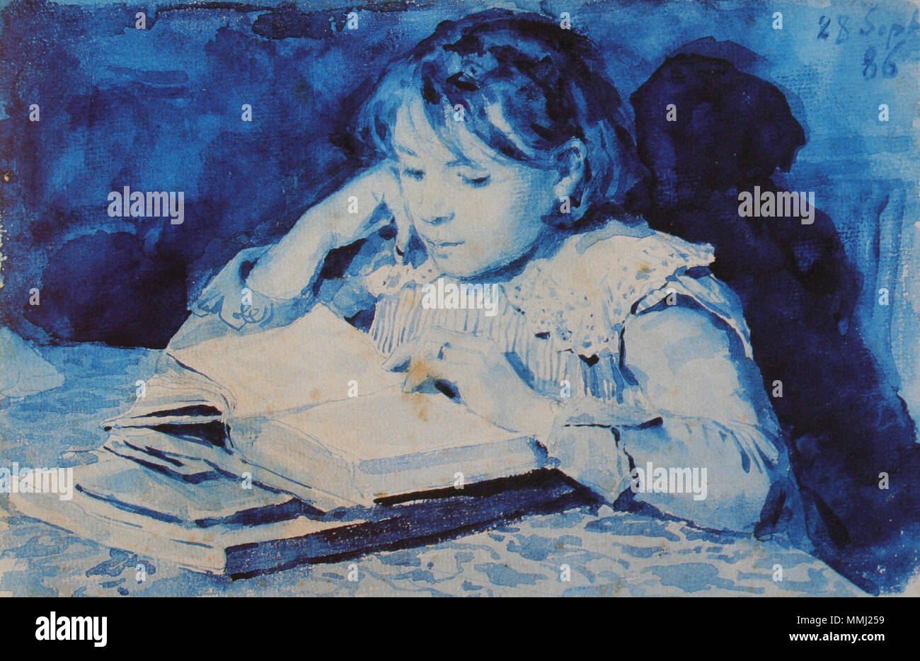 Cécile Anker 1886 Foto Stock