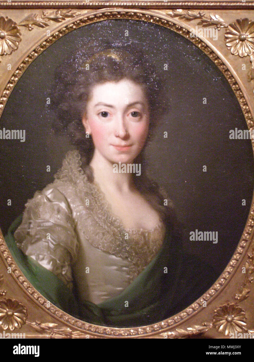 Polski: Portret ksi??nej z Izabeli Czartoryskiej Flemingów inglese: ritratto della duchessa Duchessa Izabela Czartoryska, née Fleming . 1774. Alexander Roslin Izabela Czartoryska Foto Stock