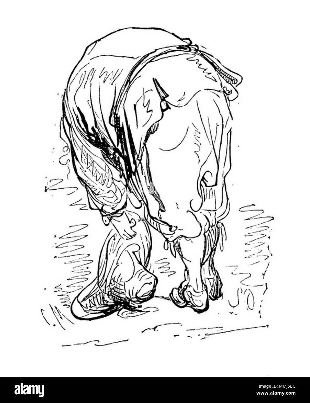 Gustave Doré - Baron von Münchhausen - 078 Foto Stock