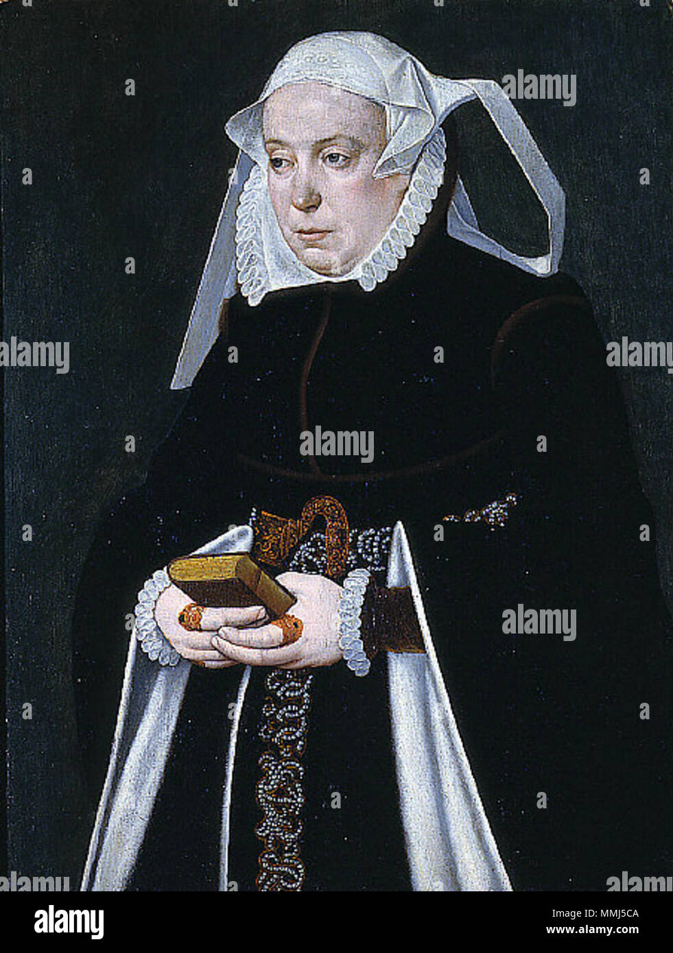 Ritratto di una donna. circa 1560-70. Barthel Bruyn giovani - Ritratto di una donna Foto Stock