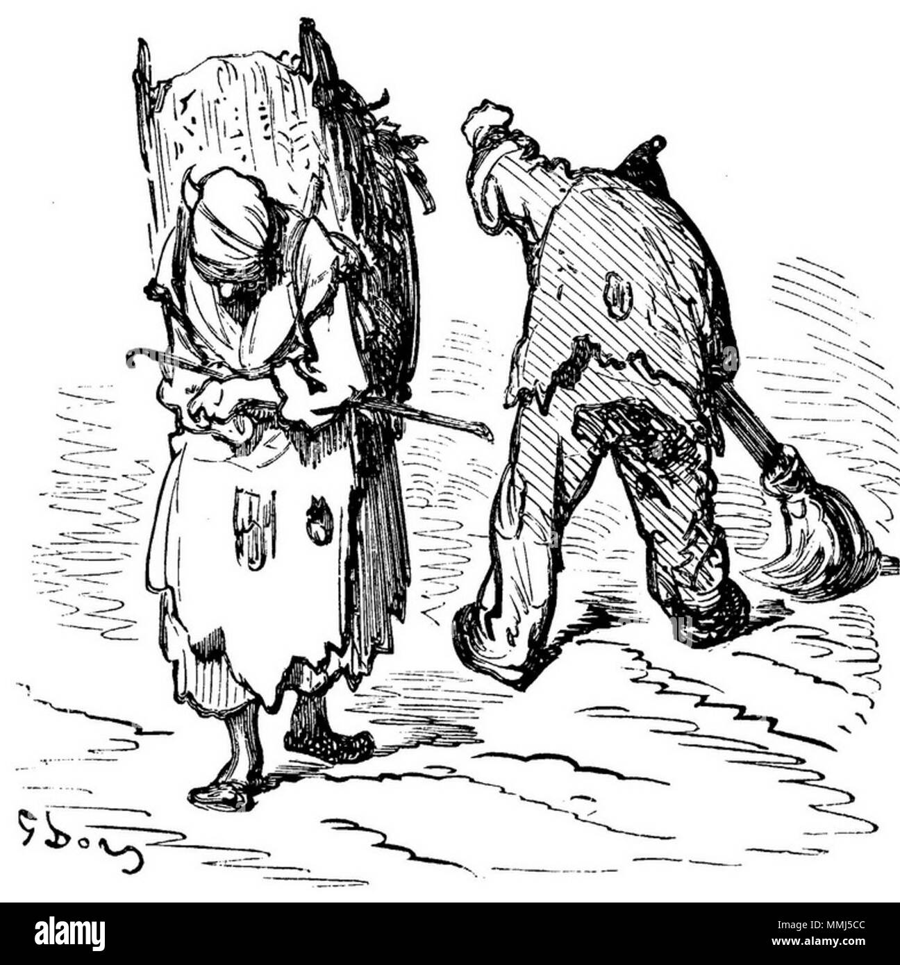 Gustave Doré - Baron von Münchhausen - 100 Foto Stock