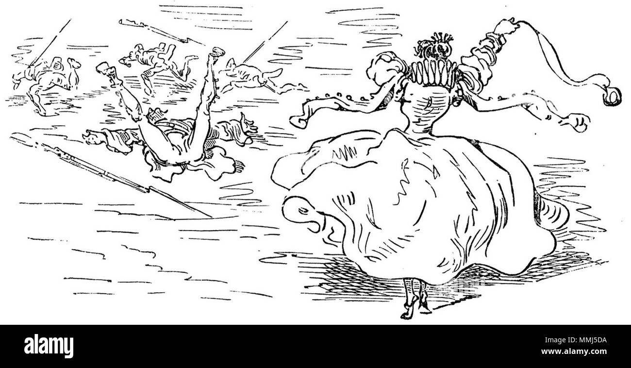 Gustave Doré - Baron von Münchhausen - 119 Foto Stock