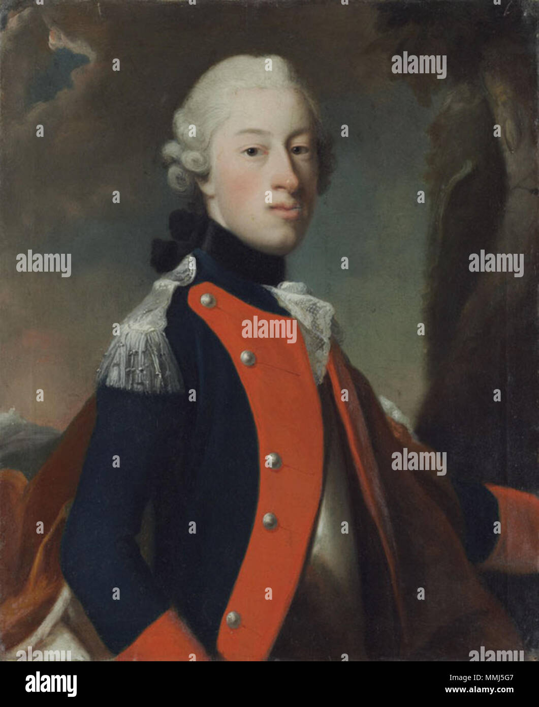 . Deutsch: Adolf Prinz von Hessen-Philippsthal-Barchfeld (1743-1803) . 1768. Adolf von Hessen-Philippsthal-Barchfeld Foto Stock