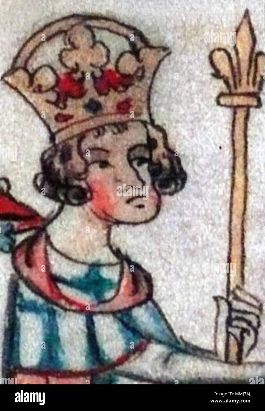 . Inglese: Enrico VII Imperatore del Sacro Romano Impero. . Medioevo. Unknown Enrico VII Imperatore del Sacro Romano Impero Foto Stock