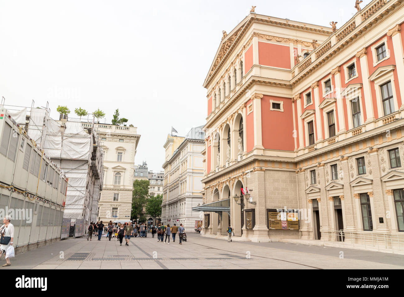 Vienna Austria il 4 maggio. 2018, la musica Viennese associazione è la Casa della Orchestra Filarmonica di Vienna Foto Stock