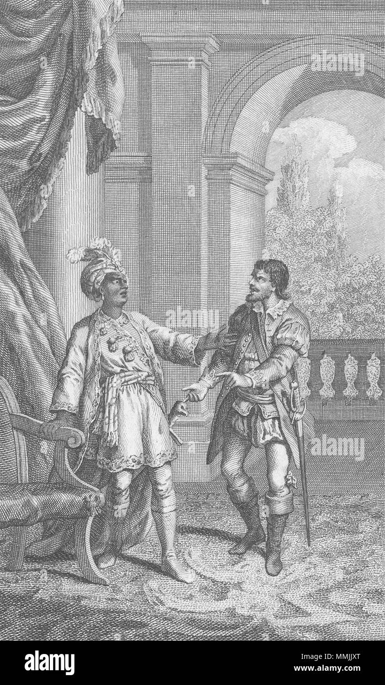 Ritratti. Lei che cosa si-oh diavolo c1790 antica vintage delle immagini di stampa Foto Stock