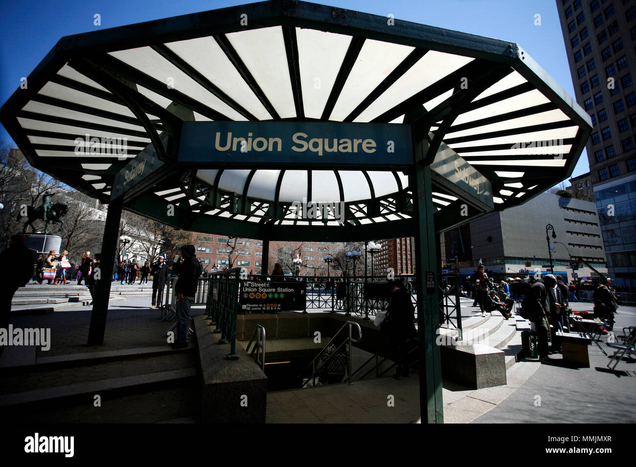 Union Square a Manhattan, New York CIty Foto Stock