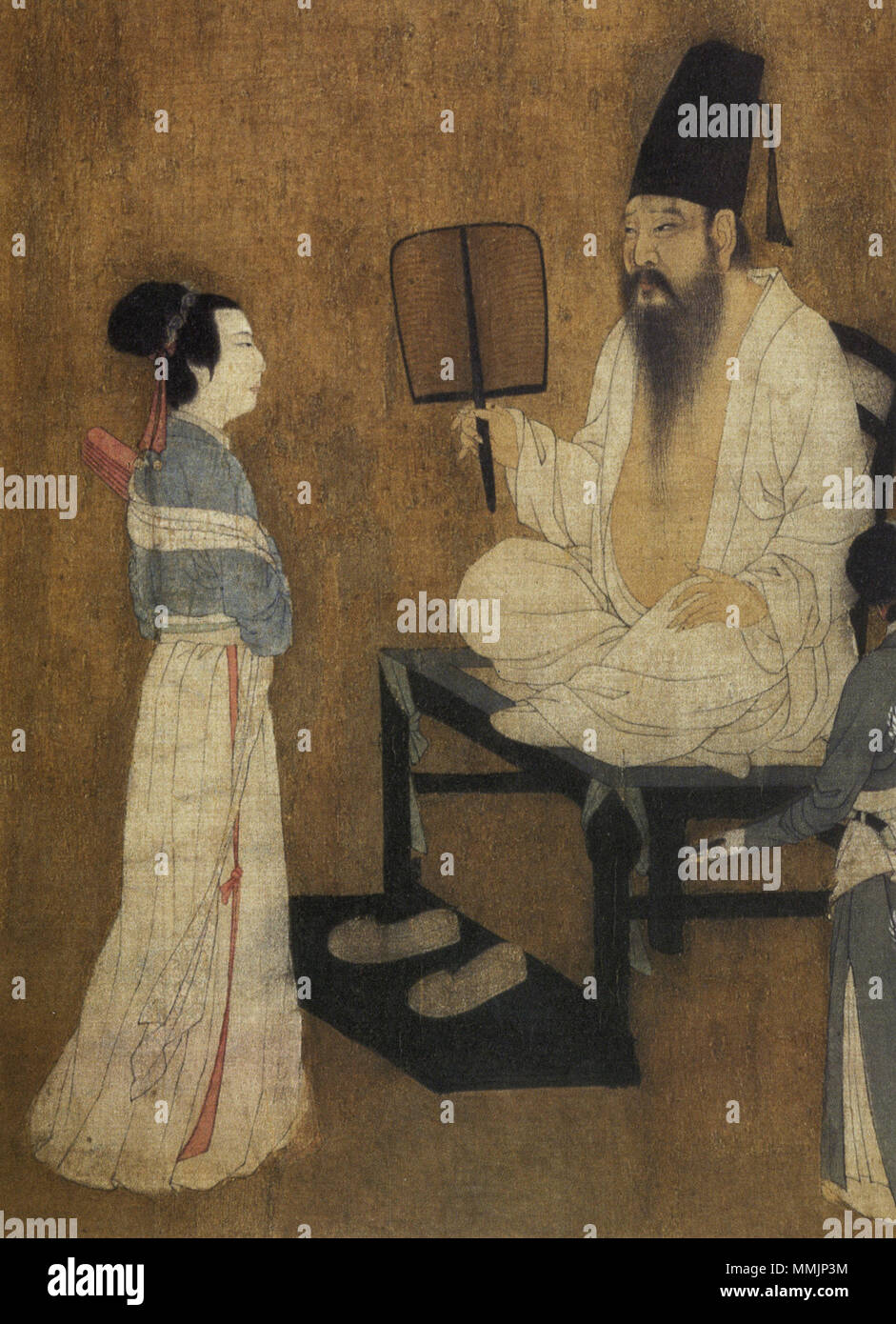. Inglese: Notte si compiace . Xii secolo. Gu Hongzhong (937-975) Cinese Descrizione del pittore di corte Data di nascita e morte 937 975 competente controllo : Q740673 VIAF:?18531941 ULAN:?500337155 Gu Hongzhong 15 Foto Stock