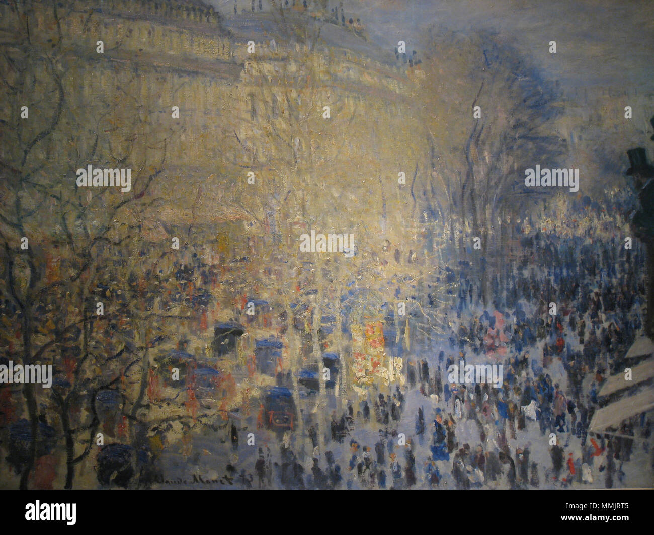 . Artista creatore:Clausola Monet titolo inglese: Le Boulevard des Capucines עברית: שדרות הקפוצ'ינים, קלוד מונה data 1873 medie inglese: Olio su tela עברית: שמן על בד posizione corrente inglese: Puschkin-Museum der Bildenden Künste עברית: מוזיאון פושקין לאמנות Deutsch: Puschkin-Museum der Bildenden Künste inglese: Mosco עברית: מוסקווה Deutsch: Moskau fonte/Fotografo proprio lavoro . Il 7 ottobre 2009. deror avi 95 Boulevard des Capucines IMG 6898 Foto Stock
