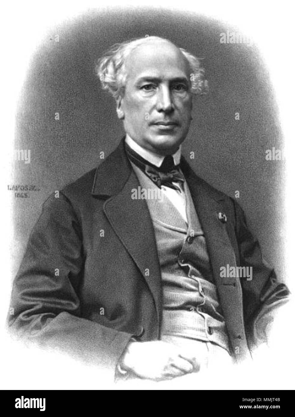. Jean-Baptiste-Auguste Dariste . 1865. D'après une photographie de Mayer et Pierson Dariste Foto Stock