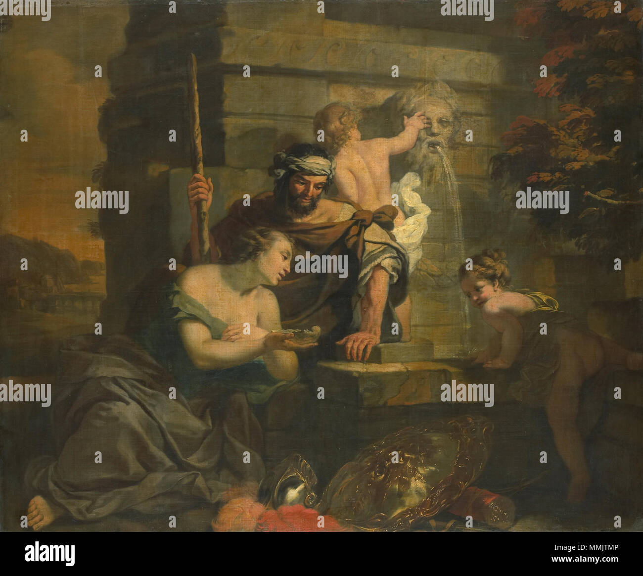 Gérard de Lairesse - Granida en Daiphilo Foto Stock