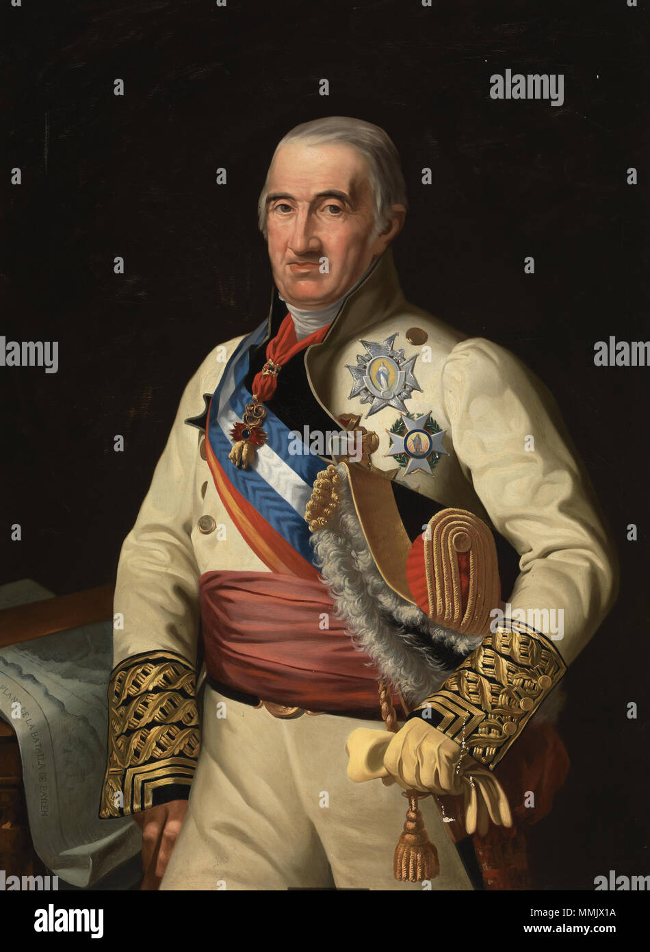 Il generale Francisco Javier Castaños (Museo del Prado) Foto Stock