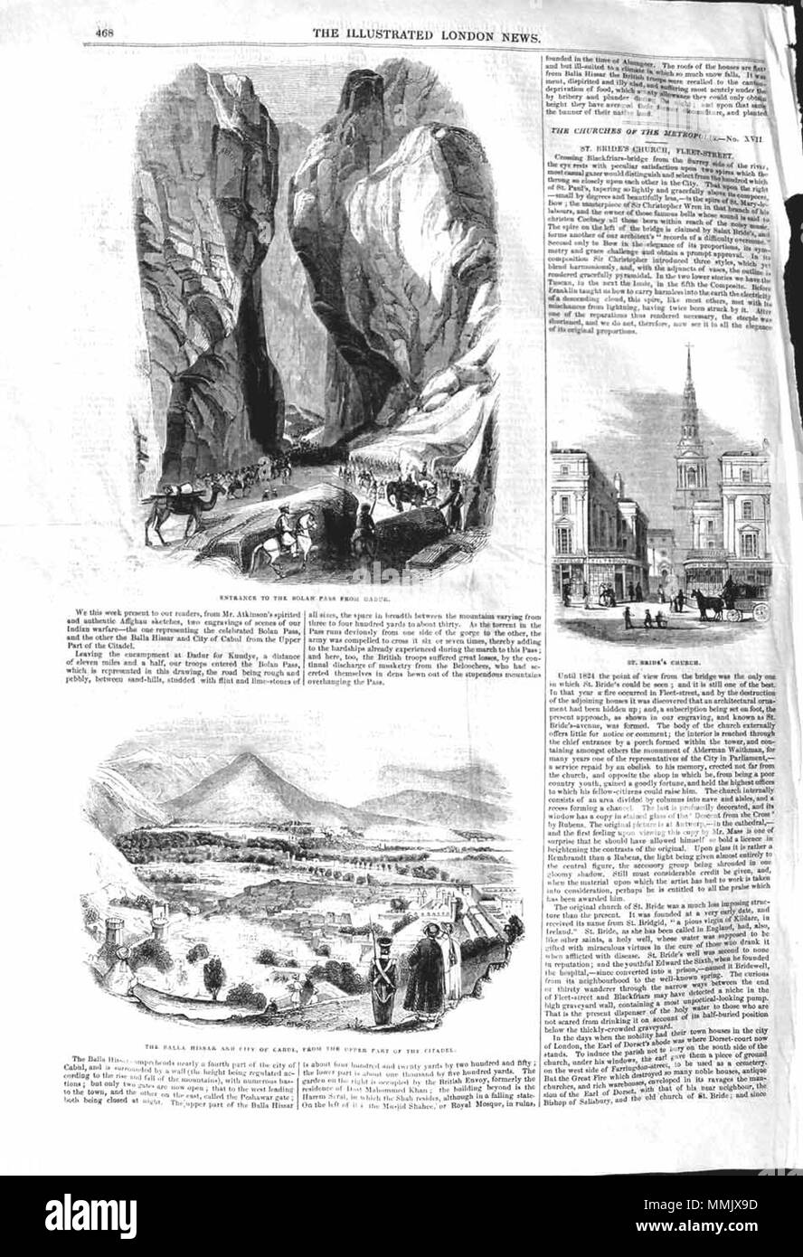 . Il Illustrated London News, 1842, p. 468 . Il 3 dicembre 1842. ILN sconosciuto 1842, p. 468 Foto Stock