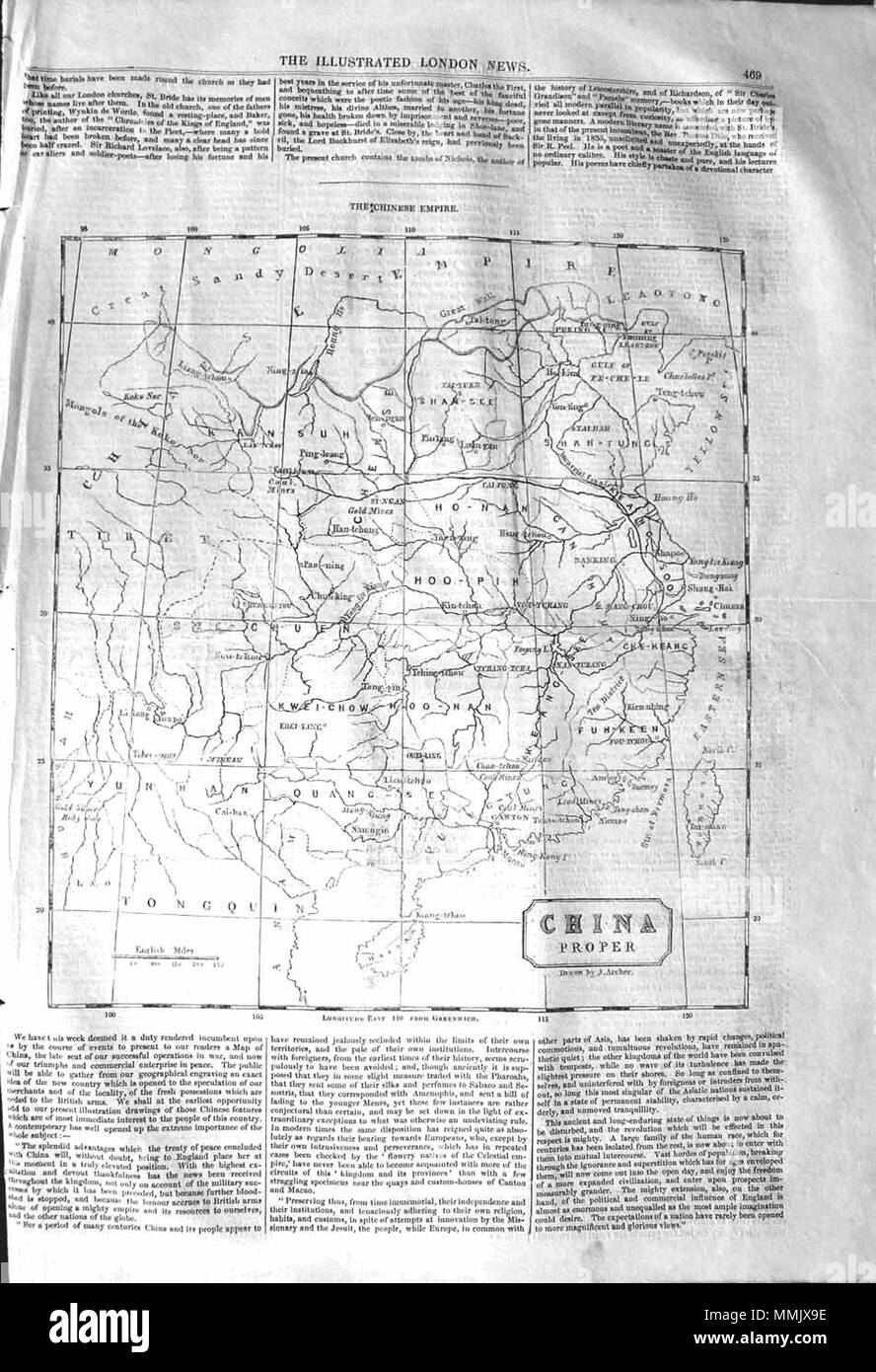 . Il Illustrated London News, 1842, p. 469 . Il 3 dicembre 1842. ILN sconosciuto 1842, p. 469 Foto Stock