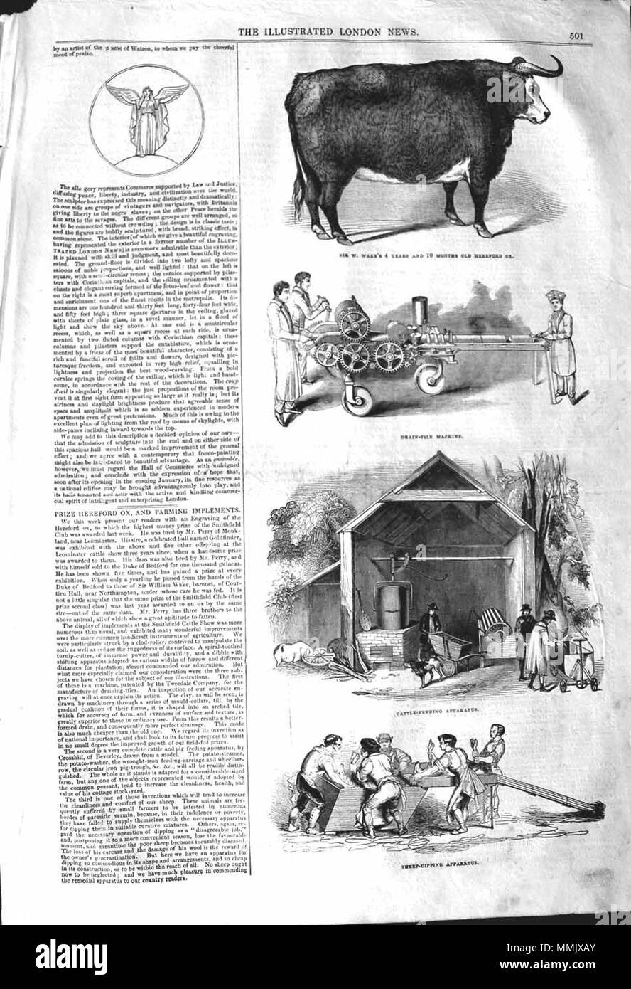 . Il Illustrated London News, 1842, p. 501 . Il 17 dicembre 1842. ILN sconosciuto 1842, p. 501 Foto Stock
