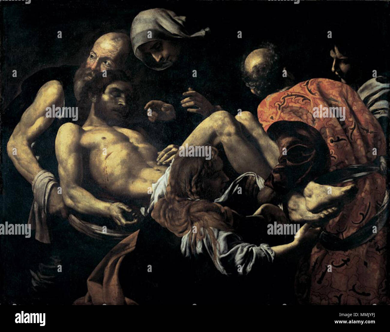 . Vedere filename Українська: Караччоло, "Покладання Христа у труну ", до 1610 р., Фонд Роберто Лонгі, Флоренція . 1600s. Battistello Caracciolo (1578-1635) nomi alternativi Batistello; Giovanni Battista Caracciolo Descrizione pittore italiano Data di nascita e morte 1578 1635 Luogo di nascita e morte di Napoli Napoli sede di lavoro Napoli ( - 1635); Roma (1614); Firenze (1618); Genova (1618) Autorità di controllo : Q2519261 VIAF:?ISNI 27872380:?0000 0001 1611 9522 ULAN:?500003623 LCCN:?n92065759 WGA:?CARACCIOLO, Giovanni Battista WorldCat Battistello Caracciolo , Cristo morto trasportato al sep Foto Stock