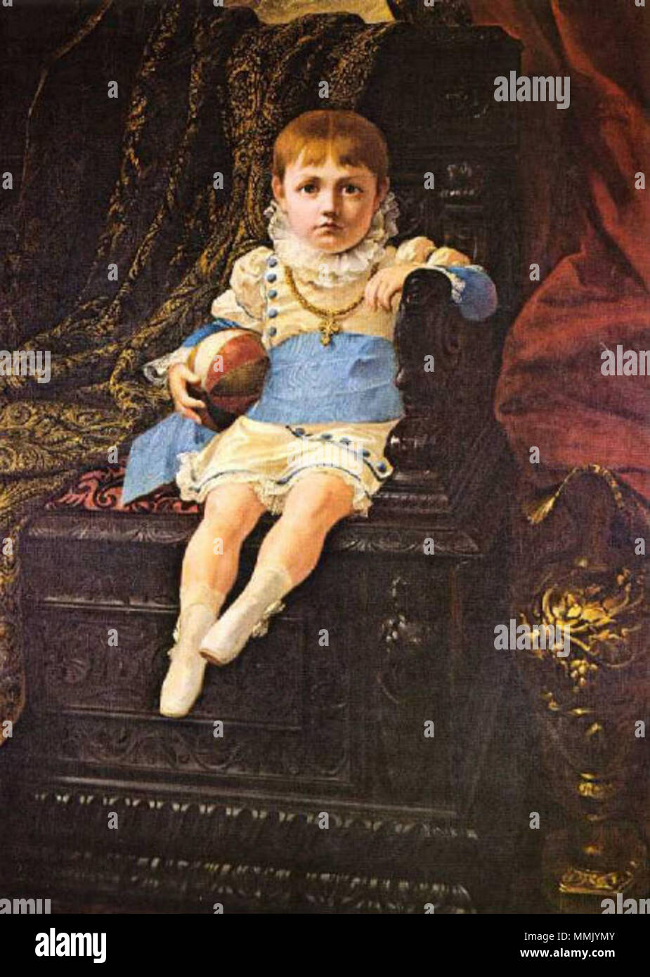 Pedro Américo - Dom João IV infante, Duque de Bragança - 1879 Foto Stock