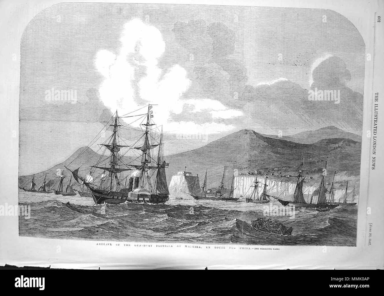 . Il Illustrated London News, 1857, p. 602 . Il 20 giugno 1857. ILN sconosciuto 1857, p. 602 Foto Stock