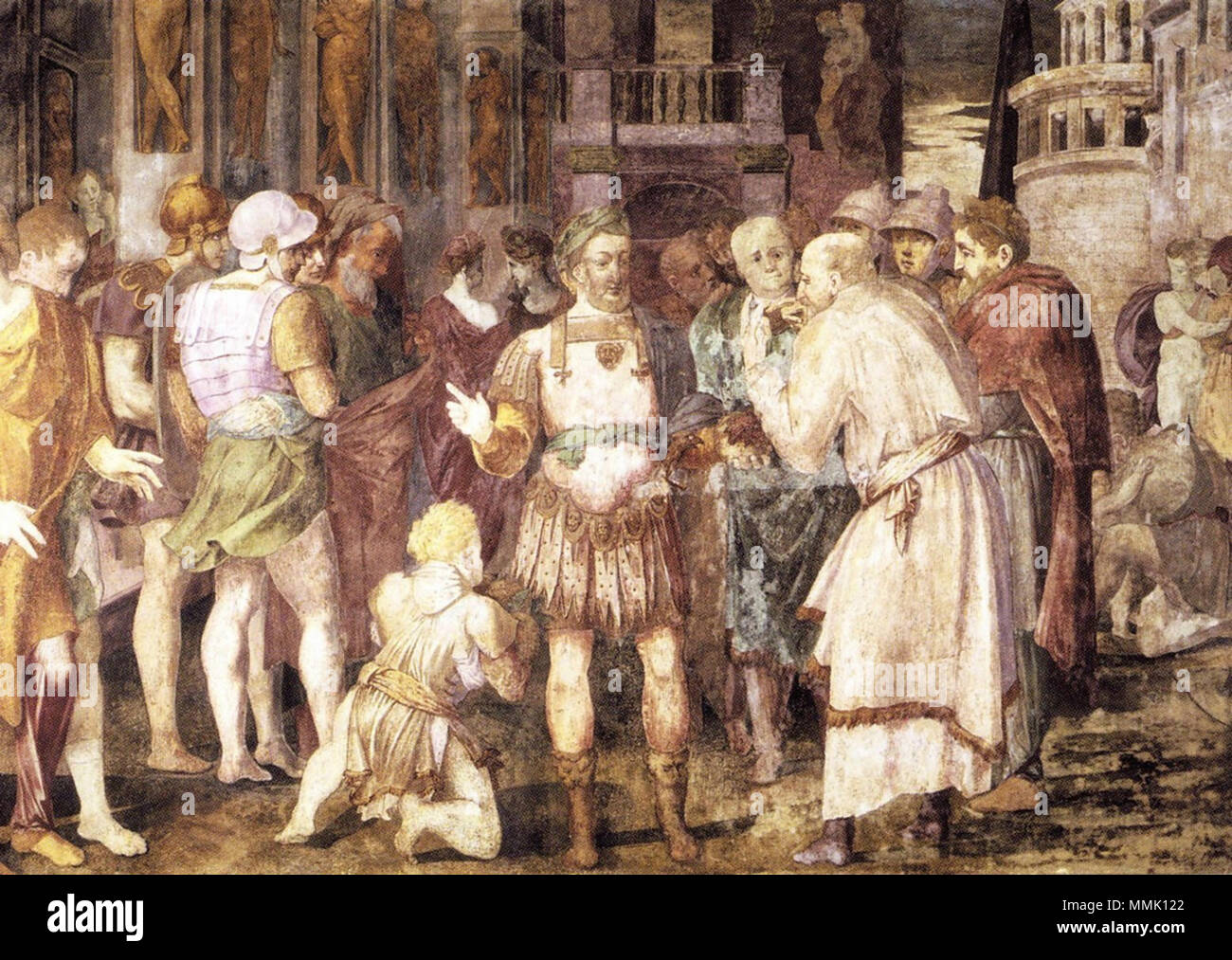 Galleria di Francesco I, unità dello Stato Foto Stock