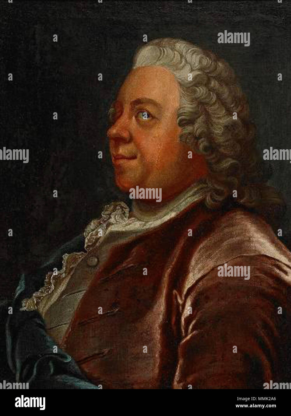 . Claes Grill, direttore dello svedese East India Company . circa 1760. Jakob Björck (1727-1793) nomi alternativi Jakob Björk; Giacobbe Bjork Descrizione ritratto svedese pittore Data di nascita e morte 1727 20 febbraio 1793 Luogo di nascita e morte di Stoccolma la posizione di lavoro a Stoccolma; Aia competente controllo : Q3742562 VIAF: 95975238 ULAN: 500044819 KulturNav: f618f678-89a4-42essere-ba35-609C29b5b0c7: RKD 8704 Claes grill Foto Stock