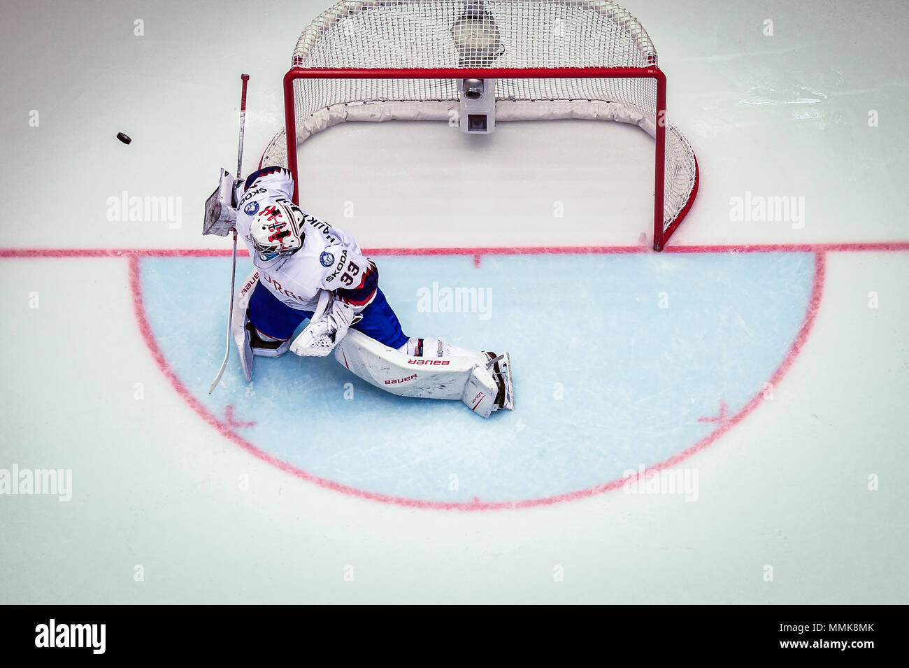 Henrik Haukeland del Team Norvegia durante il confronto tra la Danimarca e la Norvegia su 11.05.2018 di Herning, Danimarca. (Foto di Marco Leipold/City-Press GbR) | utilizzo del credito in tutto il mondo: dpa picture alliance/Alamy Live News Foto Stock