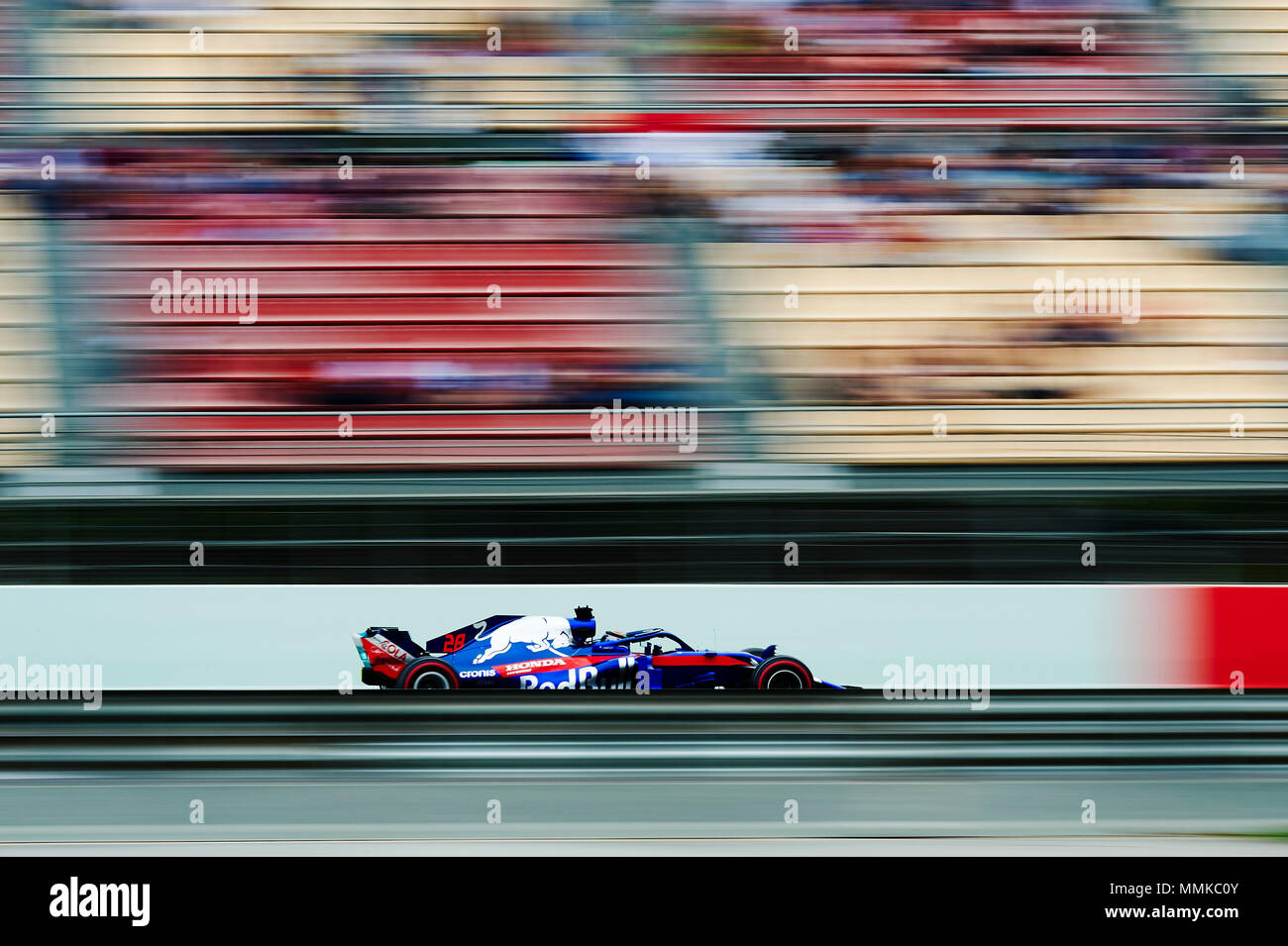 Barcellona, Spagna. Il 12 maggio 2018. Barcellona, Spagna. Barcellona, Spagna. Il 12 maggio 2018. Circuito de Barcelona, Barcelona, Spagna; spagnolo di FORMULA ONE Grand Prix, qualifiche sabato; Brendon Hartley del team Toro Rosso in azione prima della sua caduta durante le prove libere sabato Credito sessione: Azione Plus immagini di sport/Alamy Live News Credit: Azione Plus immagini di sport/Alamy Live News Credit: Azione Plus immagini di sport/Alamy Live News Foto Stock