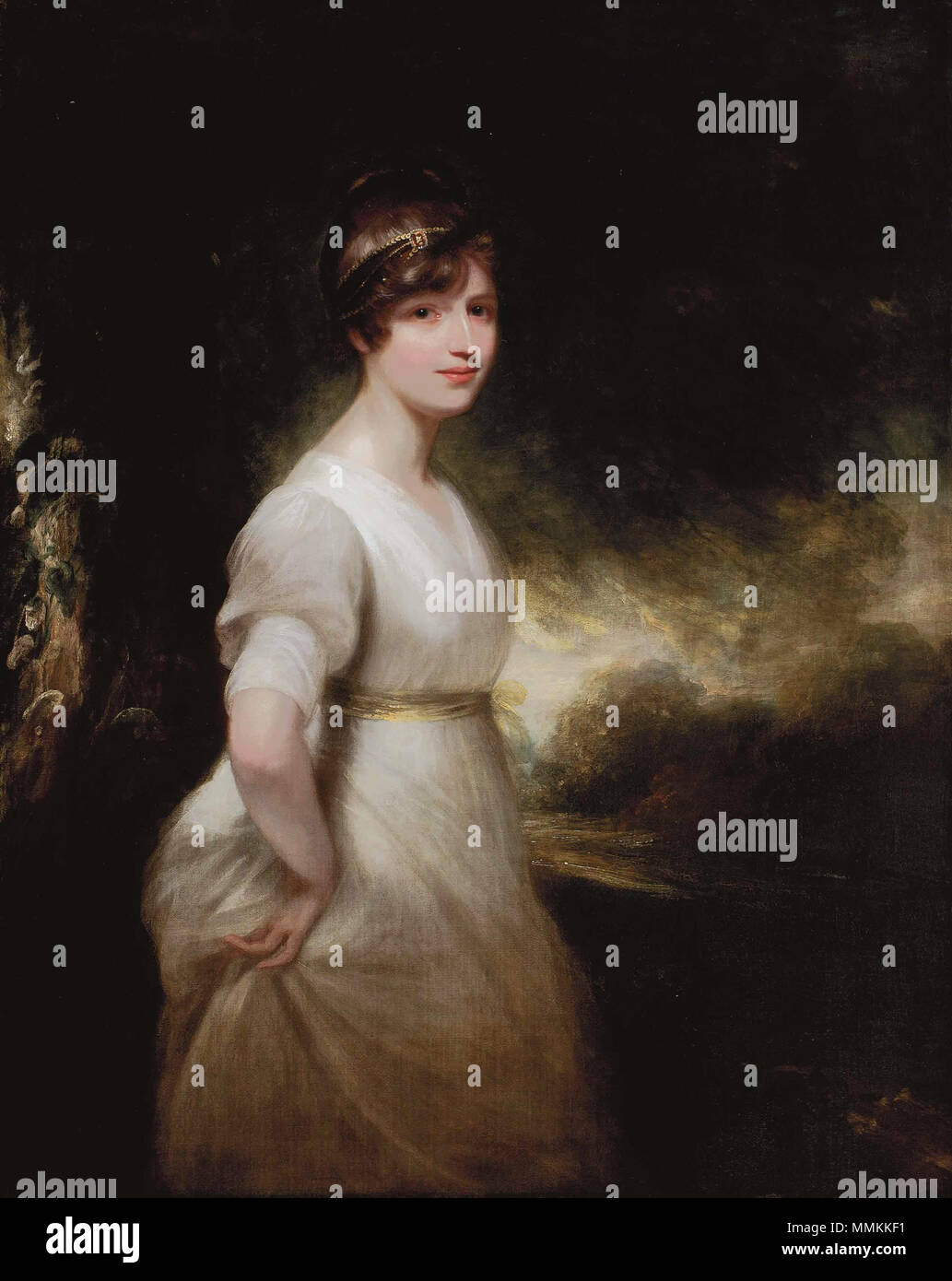 . Inglese: Elizabeth Charlotte Eden, Lady Godolphin (1780-1847) olio su tela 127 x 101,6 cm . Xix secolo. William Beechey (1753-1839) nomi alternativi Henry William Beechey Descrizione British ritrattista Data di nascita e morte 12 Dicembre 1753 28 gennaio 1839 Luogo di nascita e morte Inghilterra Londra sede di lavoro Inghilterra competente controllo : Q48566 VIAF:?ISNI 74124605:?0000 0000 6 664 1098 ULAN:?500014785 LCCN:?nr89014510 NLA:?36532603 WorldCat Elizabeth Charlotte Eden, Lady Godolphin (1780-1847), da William Beechey Foto Stock