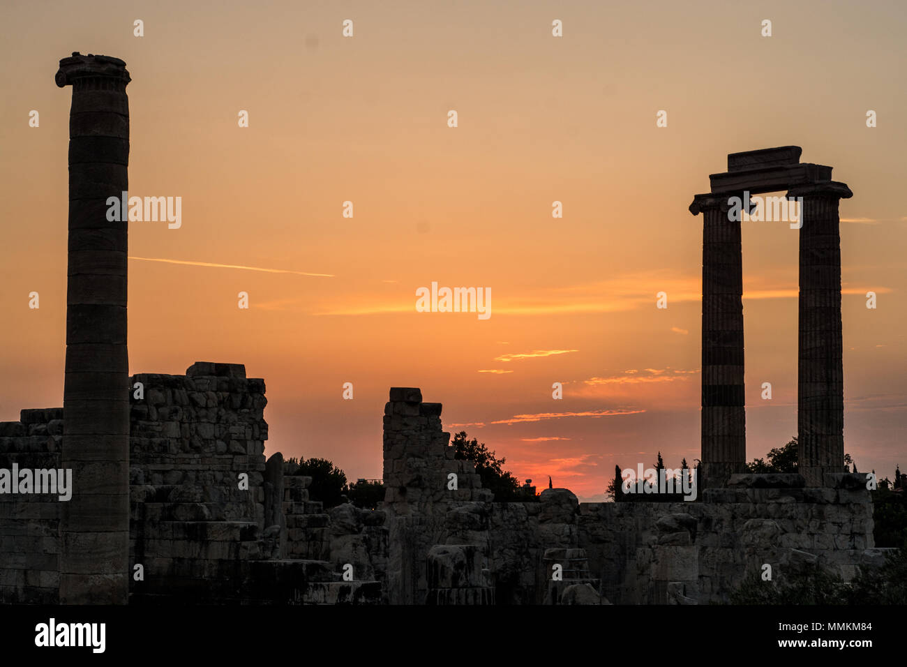 Tempio di Apollo Didyma Foto Stock