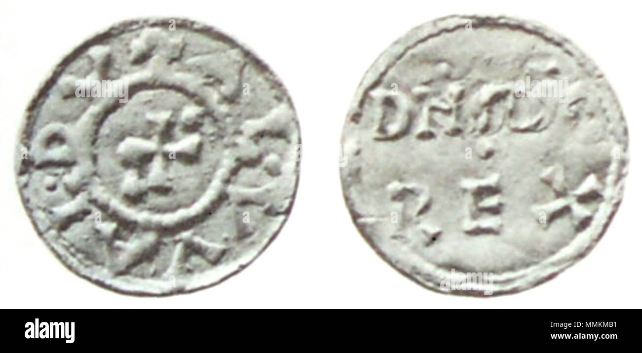 Moneta di AEthelwold aetheling Foto Stock