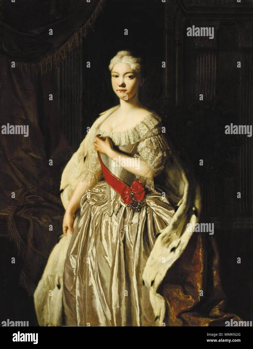 . Ritratto di una principessa (Granduchessa Natalie di Russia?) Ritratto di Natalya Alexeevna della Russia ??? 8. ????????? ????????? ???????? ??????? ???????????? ??????? ????????? ?????-???????? ? ?????? ??????? ?? ???????? ???????????? ???????? 1) Francke (Francken), Christoph Bernhard (????? 1660-70 - 1729) "??????? ???????? ??????? ????????? ? ??????". ??????????, 1710 - 1718 ??, ?? ???????: "Alessio Petrowitz Czaarewitz", ?????: "?.S.B.16", ??????? ????? ??????? ???????? ???????? ? ?????????: ?? ????? "N16 Francken Bernhard Christoph 1729. Crossfürst Alexis Sohn Kaiser Reter I von Russland Foto Stock