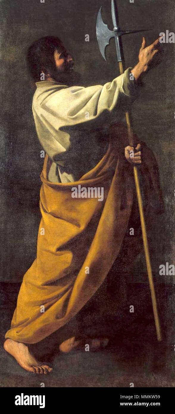Francisco de Zurbarán - São Judas Tadeu Foto Stock