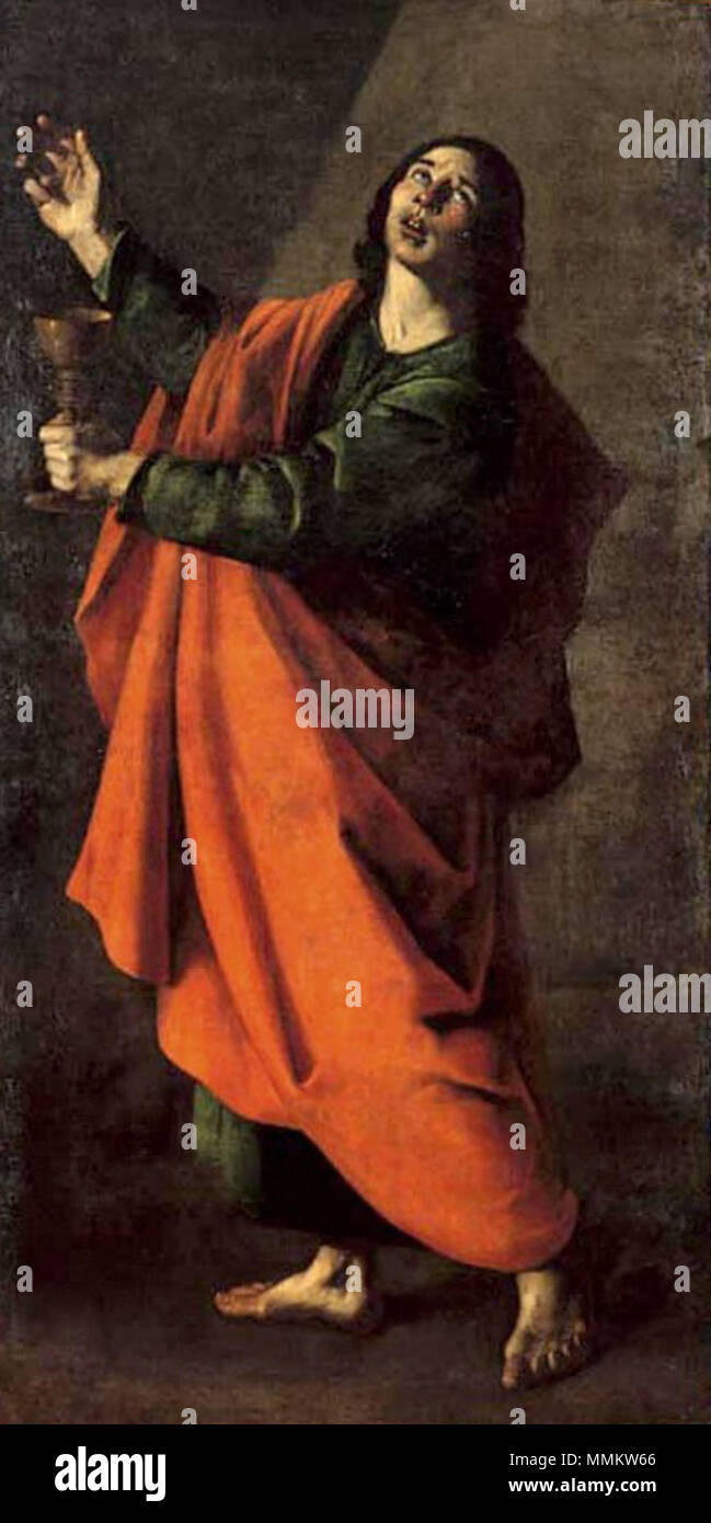 Francisco de Zurbarán - São João Evangelista Foto Stock