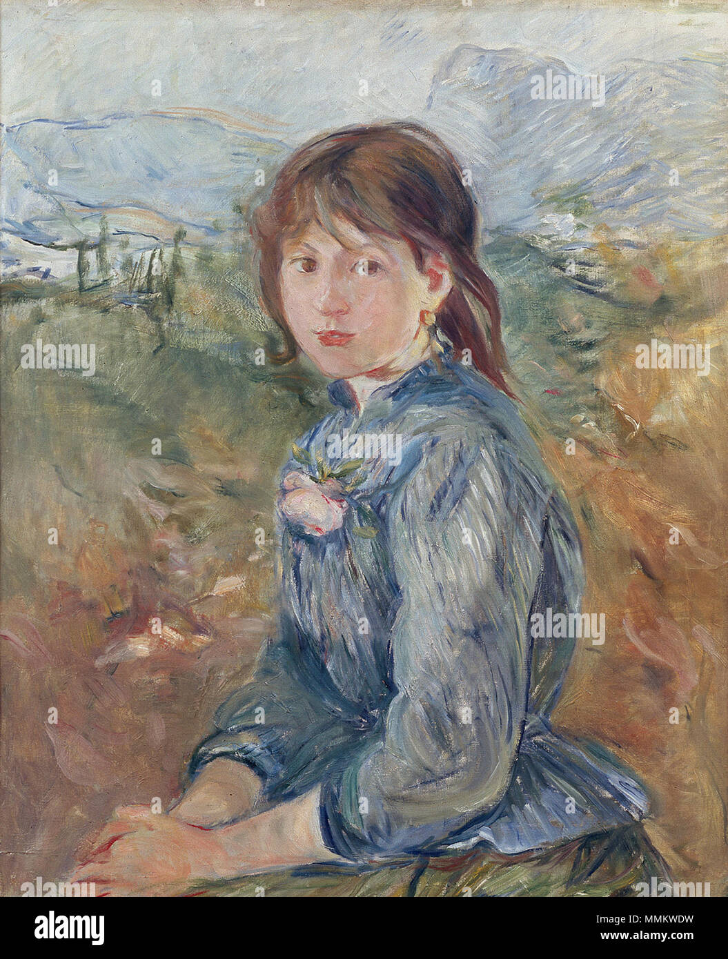 Berthe Morisot (Musée des Beaux-Arts de Lyon) (10867900083) Foto Stock