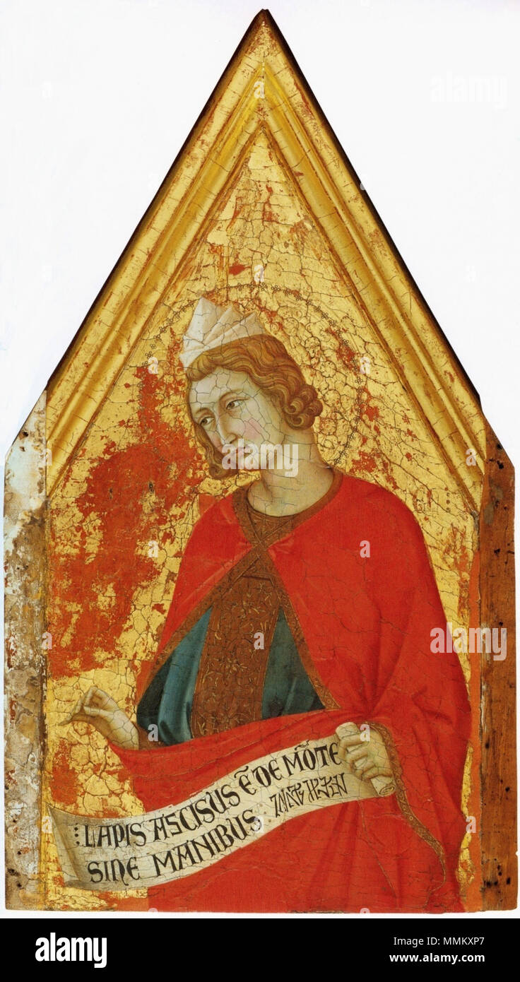 1нб Ugolino di Nerio. Daniil. 1324-5 Philadelfia Museum of Art Foto Stock 1нб Ugolino di Nerio. Daniil. 1324-5 Philadelfia Museum of Art Foto Stock