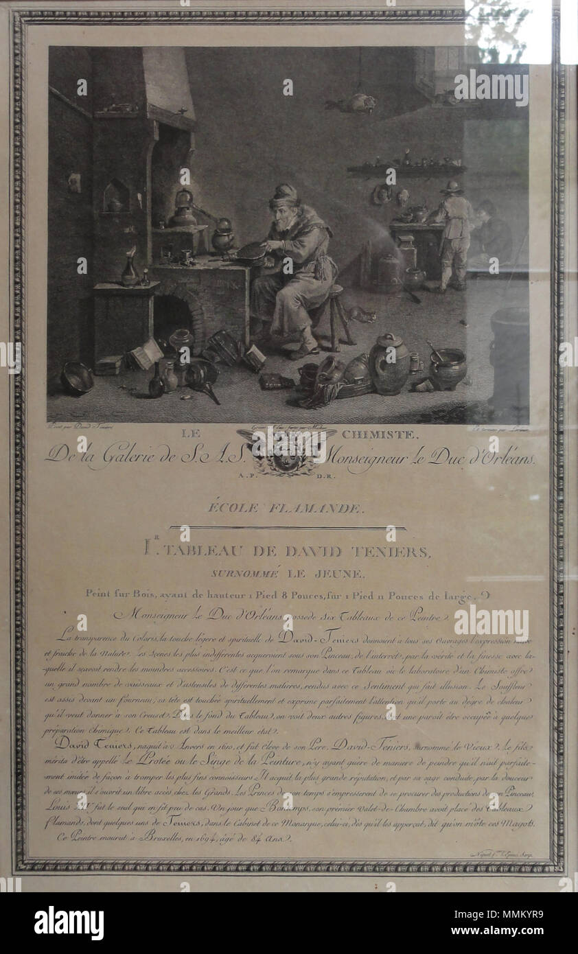 . Basilea - Museo Pharmazie-Historisches Français : Le Chemiste . 6 Ottobre 2012 14:47:39. Utente:Matte 73 Basel 2012-10-06 Parte del lotto 3 (41) Foto Stock