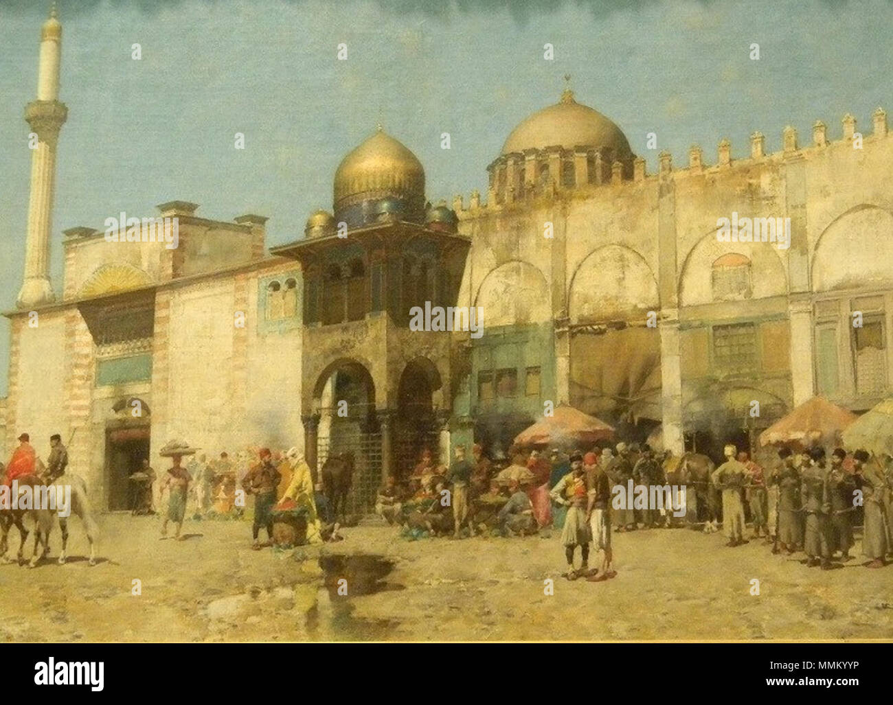 32 Alberto Pasini Une Mosqué 1886 Foto Stock