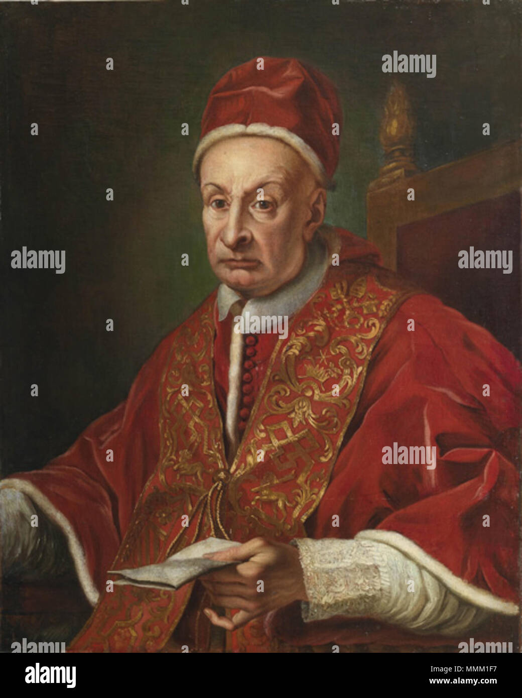 . Inglese: Benedetto XIII . 1 febbraio 2013, 10:23:55. Ignoto del xviii secolo pittori Benedetto XIII Foto Stock