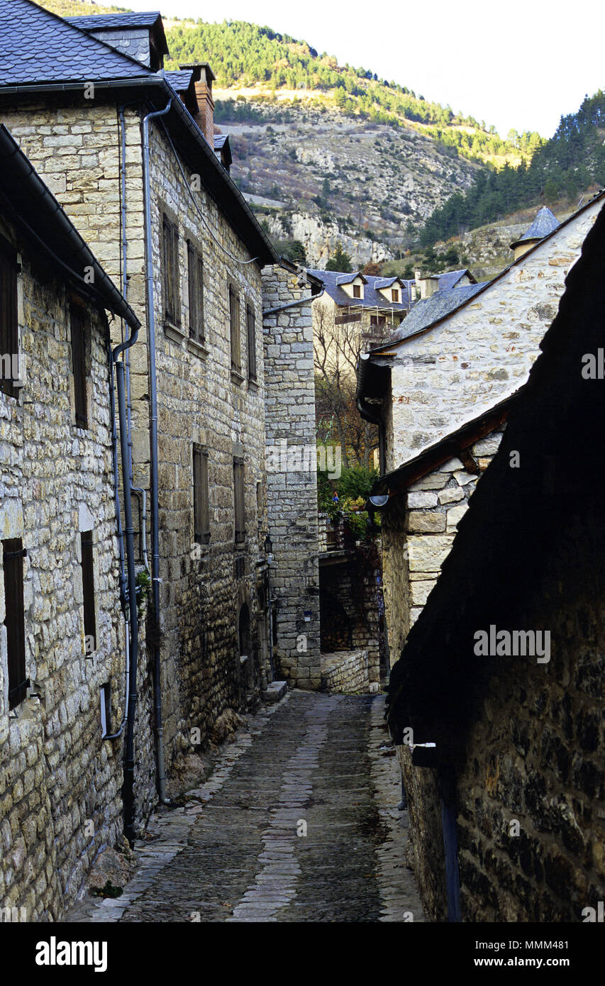 Sainte Enimie. Le gole del Tarn. Lozere. Languedoc-rousseillon. Francia Foto Stock