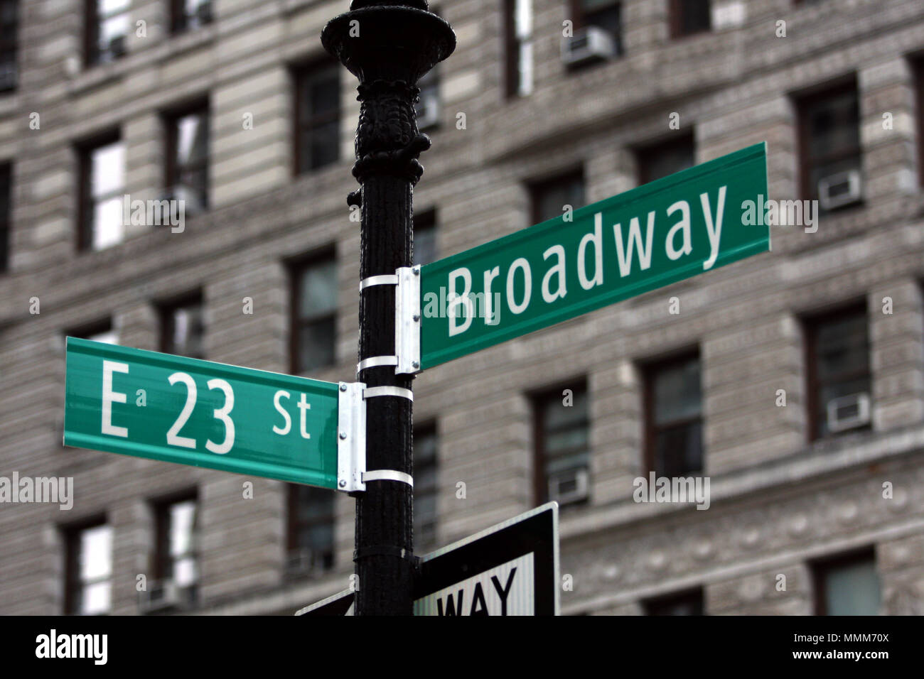 Madison Square Park e Flatiron District di Manhattan, New York City Foto Stock