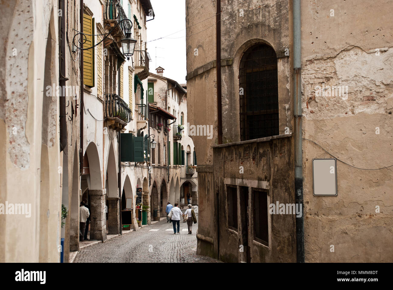 La splendida cittadina di Asolo a Treviso Italia famosa per i