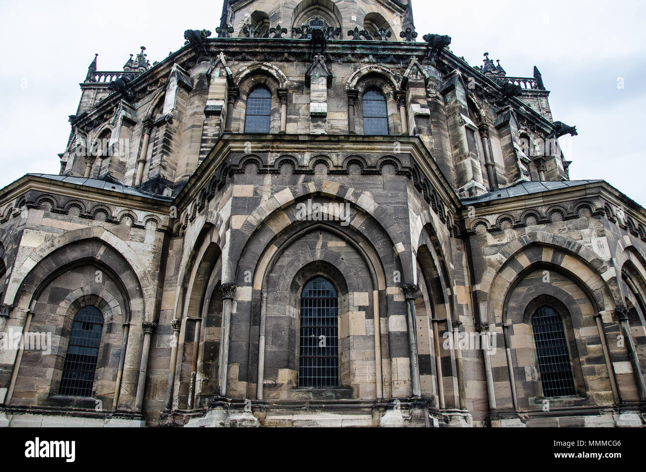 Cattedrale di Magdeburgo, ufficialmente chiamato la cattedrale dei santi Caterina e Maurice, una cattedrale protestante, la più antica cattedrale gotica in Germania. Foto Stock