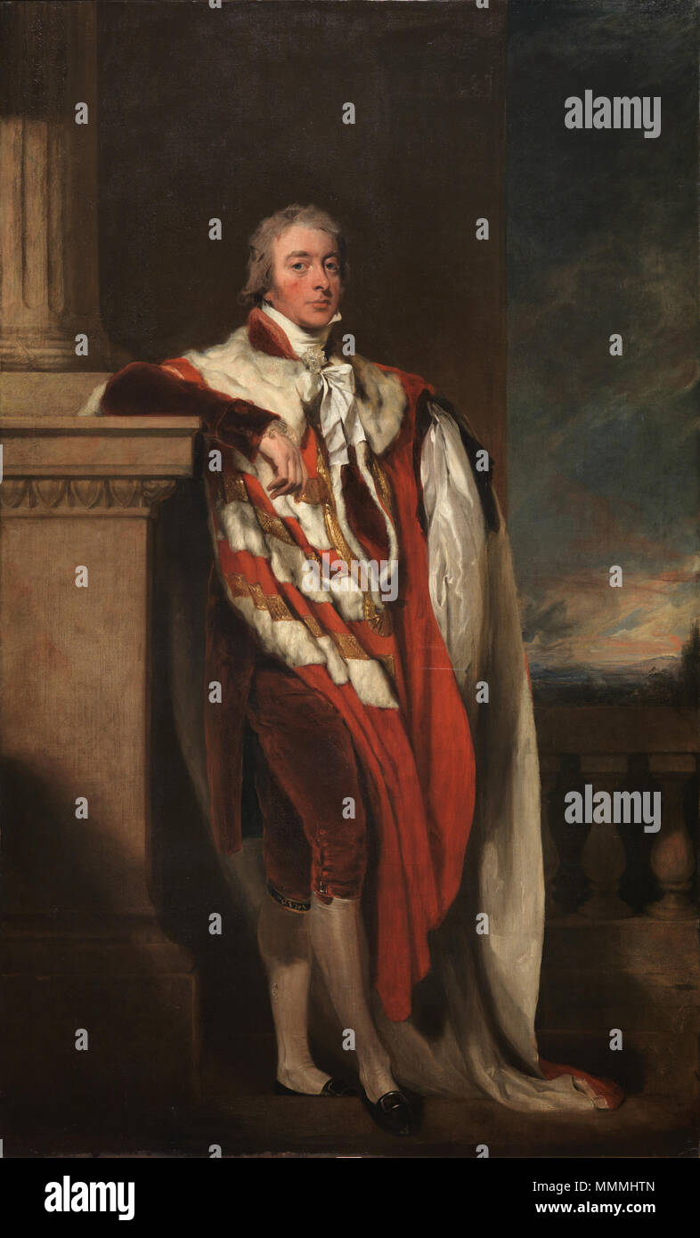 Español: John Fane, X Conde de Westmoreland inglese: John Fane, decimo conte di Westmoreland . circa 1806. John Fane (Lawrence) Foto Stock